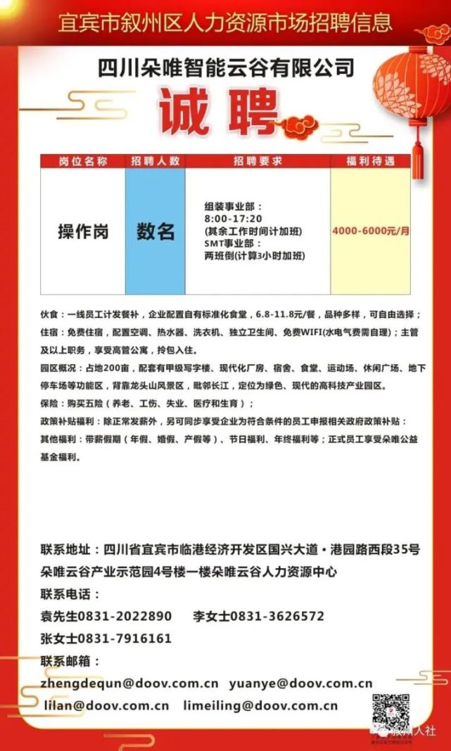 合江最新招聘信息总览